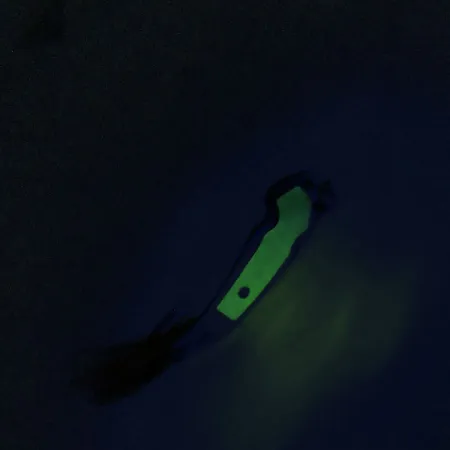 Tony Accetta Pet Spoon 13 Skeddrag, Nickel/Grön, 5g, Fjäder, #9609