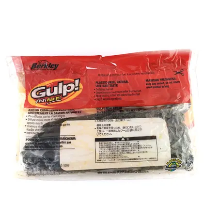 Berkley Gulp Jigg, Green Pumpkin, 10cm, Biologiskt Nedbrytbar, #9616