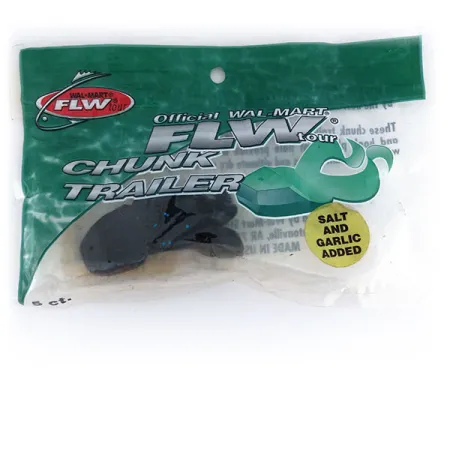 Wal Mart FLW Chunk Jigg, Svart / Blå, 7,5cm, Trailer, #9621