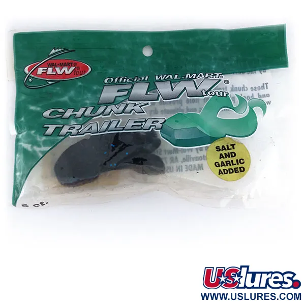Wal Mart FLW Chunk Jigg, Svart / Blå, 7,5cm, Trailer, #9621