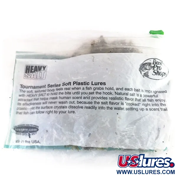 Bass Pro Shops Caterpillar Stud Tube, Green Pumpkin, 8st, #9625