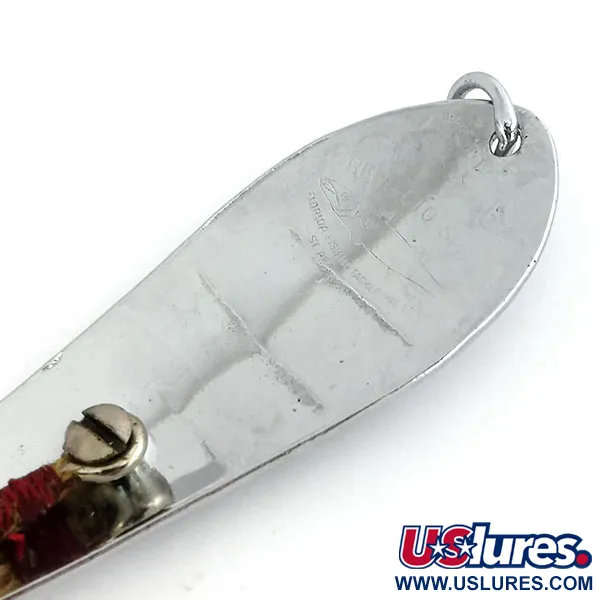 Luhr Jensen Reflecto #5 Skeddrag, Nickel / Gul, 21g, Enkelkrok, #9626