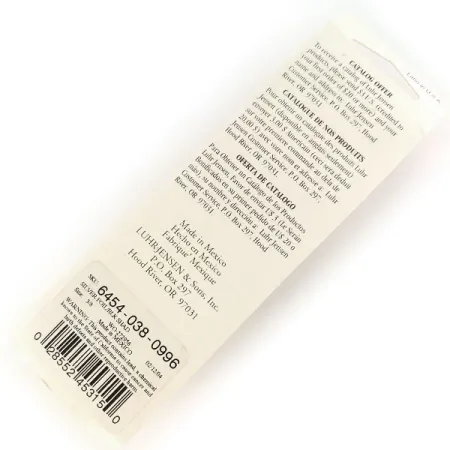 Luhr Jensen P.J.POP Popper Trä, Svart/Silver, 17g, Handgjord, #9634