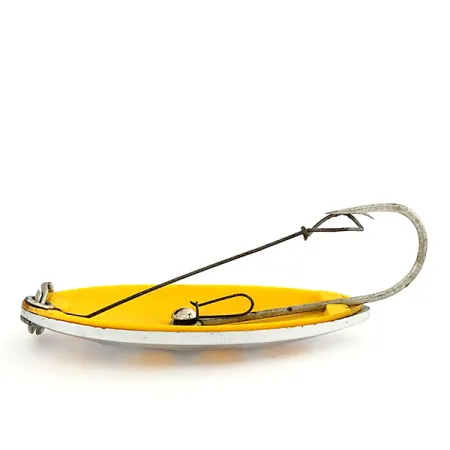 South Bend Sun Spot Skeddrag, Nickel / Gul, 14g, perforerad, #9652