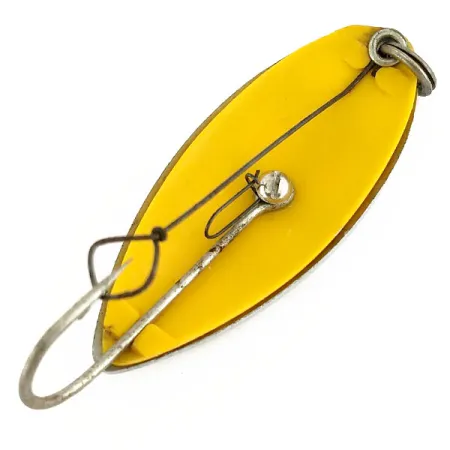 South Bend Sun Spot Skeddrag, Nickel / Gul, 14g, perforerad, #9652