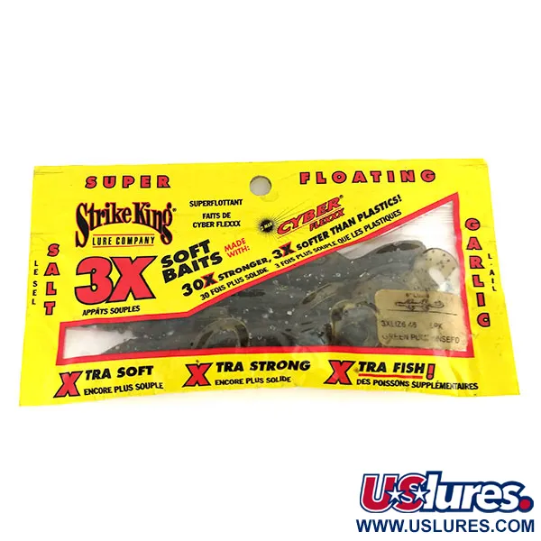 Strike King Lizard mjukbete, Green Pumpkin Seed, 15cm, flytande, #9653