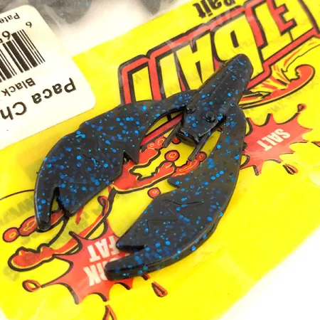 NetBait Kickin B Chunk Gummibete, Black Blue, 7,5cm, Trailer, #9654