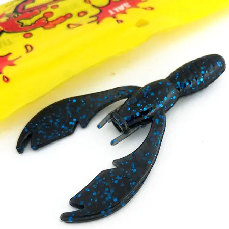 NetBait Tiny Paca Craw jigg, Black Blue Flake, 7.5cm, #9655