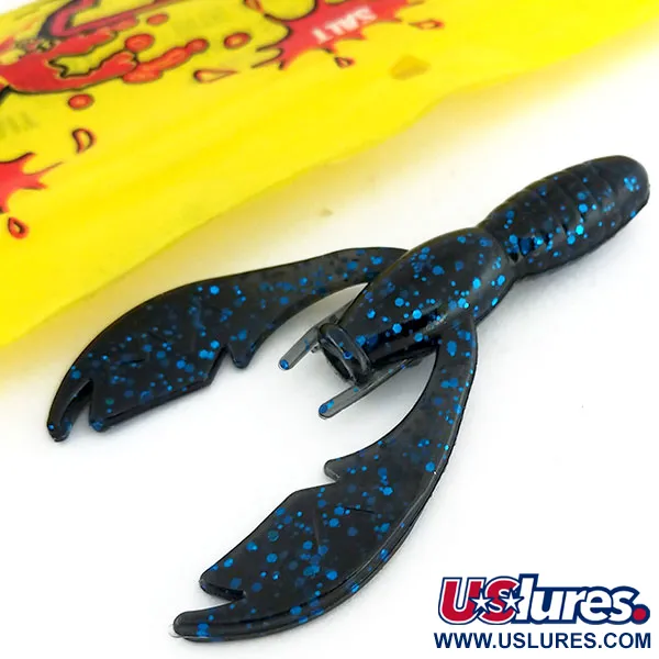 NetBait Tiny Paca Craw jigg, Black Blue Flake, 7.5cm, #9655