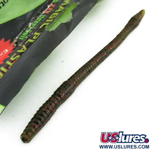 Black Magick Plastics Finesse Worm Jigg, Watermelon, 13cm, #9657
