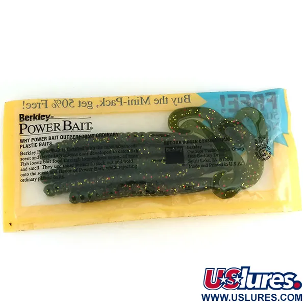 Berkley Powerbait Power Worm Mjukbete, Pumpkinseed, 15cm, Doft, #9664