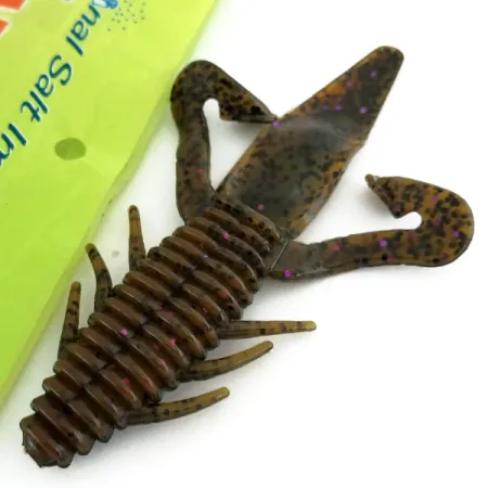 Gene Larew Biffle Bug Jigg, Dark Watermelon, 10cm, Creature, #9666