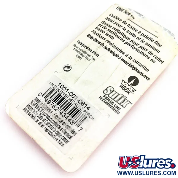 Luhr Jensen Needlefish 1, Metallic Perch, 2g, Skeddrag #9670