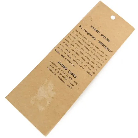 Hydro Lures Weedless Hydro Spoon Vassdrag, Gul, 14g, Skirt, #9682