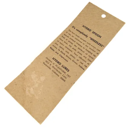 Hydro Lures Weedless Hydro Spoon Vassdrag, Gul, 17g, #9684