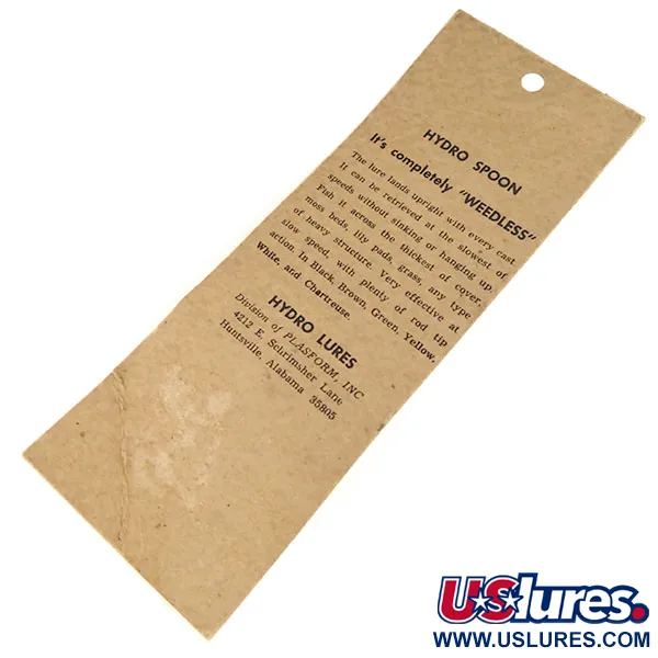 Hydro Lures Weedless Hydro Spoon Vassdrag, Gul, 17g, #9684