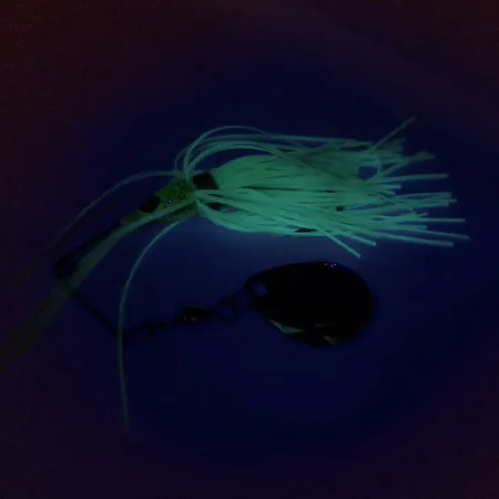 Strike King Mini-King Spinnerbait UV, Nickel/Chartreuse, 7g, #9694