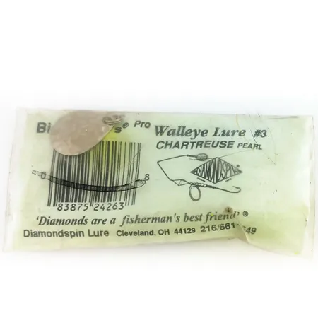 Big Chuck's Walley Lure Spinnerbait, Chartreuse, 17g, Willow-blad, #9697