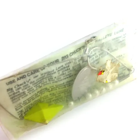 Big Chuck's Walley Lure Spinnerbait, Chartreuse, 17g, Willow-blad, #9697