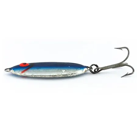 Bomber Slab Spoon Skeddrag, Blå Metallic, 35g, Vertikalfiske, #9706