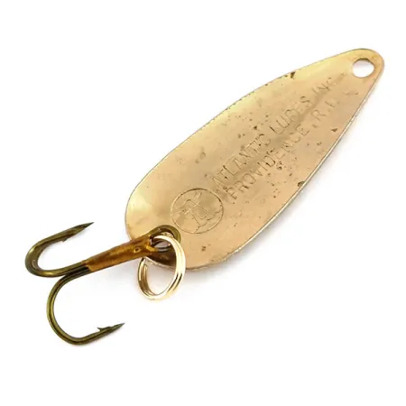 Atlantic Lures Sparkling Gem-Spoon Skeddrag, Mässing, 5,5g, hamrad, #9715