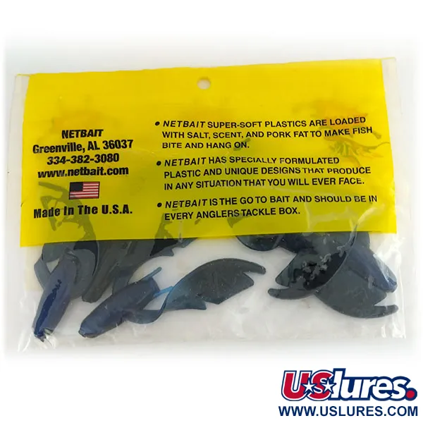 NetBait Paca Chunk Jr Jigg, Black Blue, 7.5cm, Klor, #9733