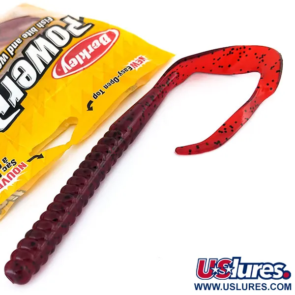 Berkley Powerbait Power Worm jigg, Cherryseed, 25cm, #9735