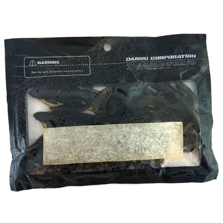 Damiki Monster Miki gummibete, Green Pumpkinseed, 15cm, #9738