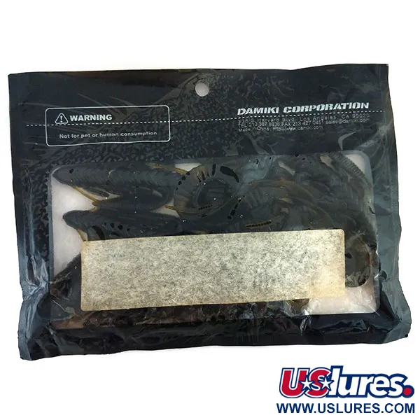 Damiki Monster Miki gummibete, Green Pumpkinseed, 15cm, #9738