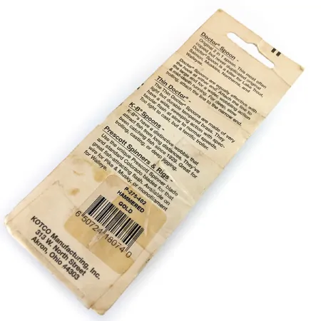 Prescott Spinner Little Doctor 275 Skeddrag, Guld/Röd, 21g, #9748