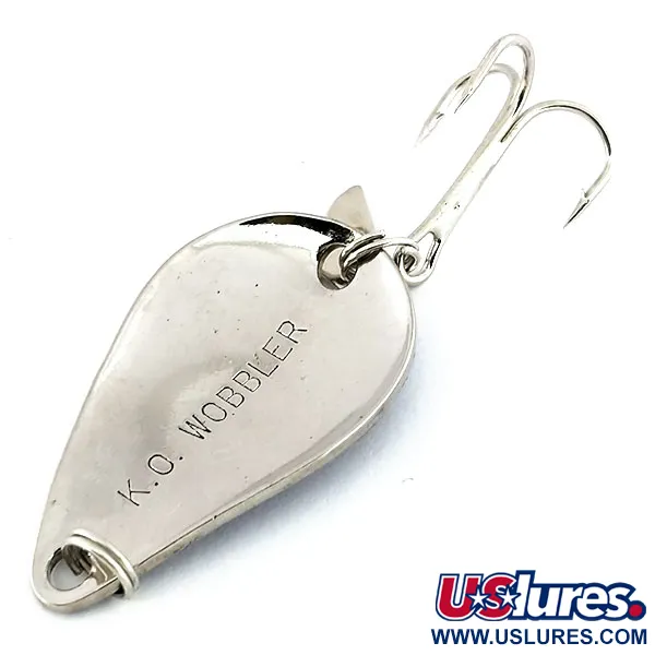 Acme K.O. Wobbler Skeddrag, Silver/Blå, 7g, Flipper Tail, #9764