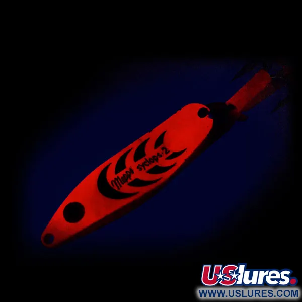 Mepps Syclops 2 UV Skeddrag, Orange, 17g, UV-aktivt, #9787