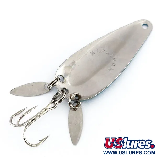 Marathon (with sonic blades) Skeddrag, Nickel/Ljusblå, 12g, #9790