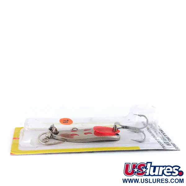 Luhr Jensen Krocodile Skeddrag, Nickel/Fire Wing, 7g, förnicklad, #1003-016-0200