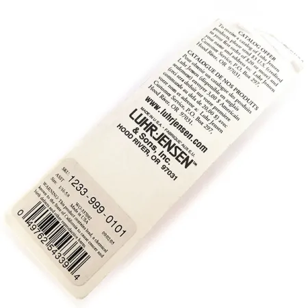 Luhr Jensen Lil' Kroc Skeddrag, Hamrad nickel, 14g, Stubby, #9806