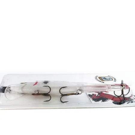 Smithwick Suspending Rattlin’ Rogue Jerkbait, Transparent/Vit, #9808