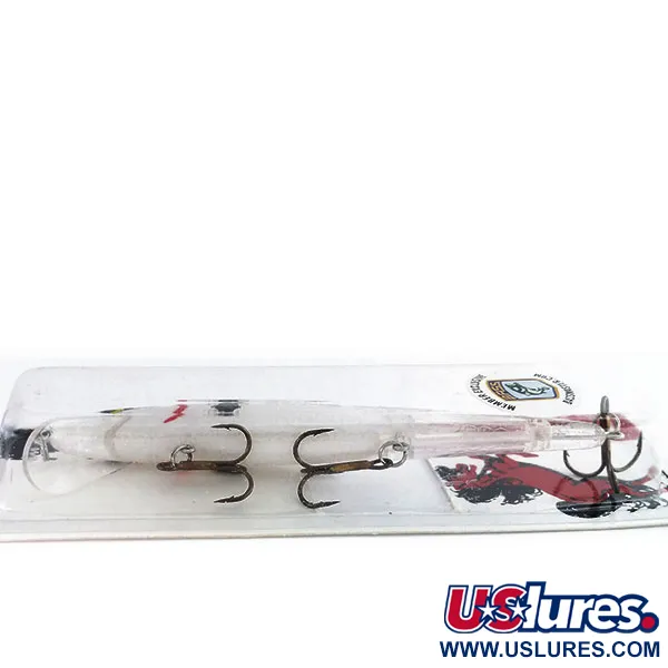 Smithwick Suspending Rattlin’ Rogue Jerkbait, Transparent/Vit, #9808