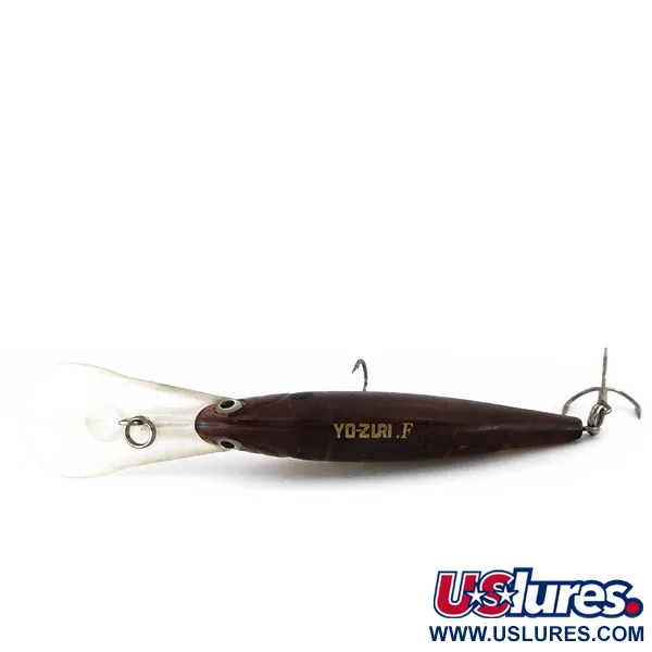 YO-ZURI Crankin Shad Wobbler, Guld-Brun, 11g, Djupgående, #9811