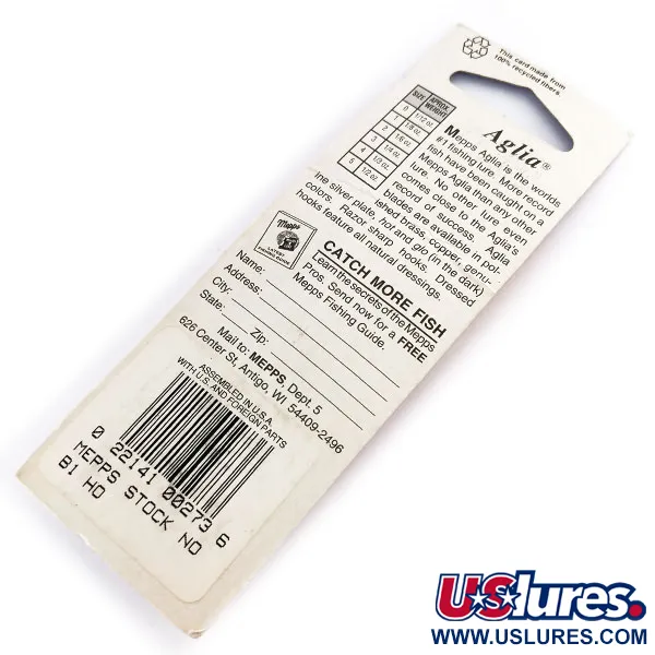 Mepps Aglia 1 Fluo UV Spinnare, Fluo, 3.5g, UV-beläggning, #9817