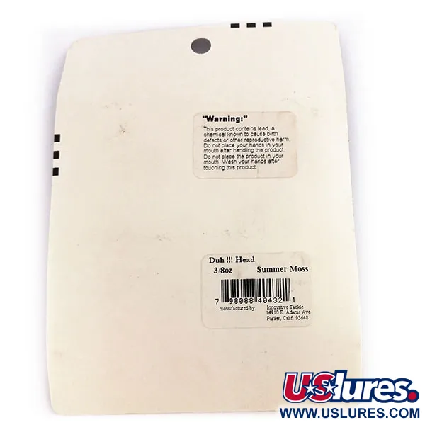 DUH!!! Head jig heads Kit, Oliv / Röd, 11g, Offsetkrok, #9818