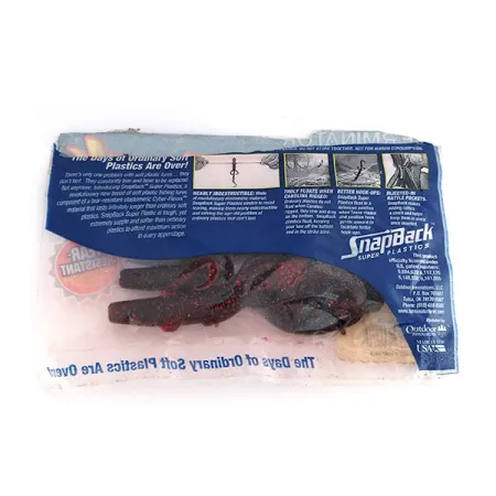 Terminator Snapback Creature jigg, Black Ruby, 10cm, #9826