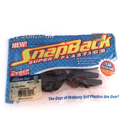 Terminator Snapback Creature jigg, Black Ruby, 10cm, #9826