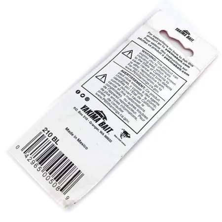 Worden’s Original Rooster Tail Spinnare, Nickel/Svart, 4.7g, #9836