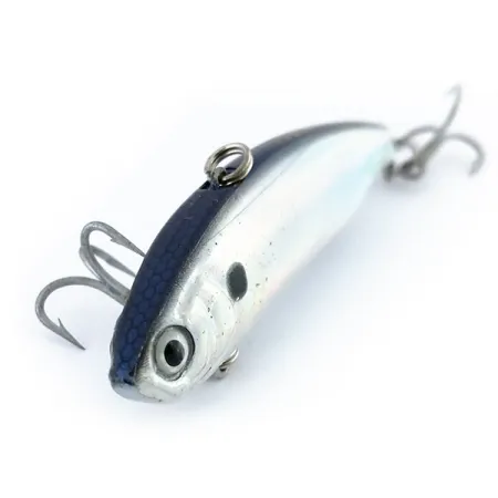 YO-ZURI Crystal VIBE Vibrationsbete, Silver/Blå, 12g, Lipless, #9843