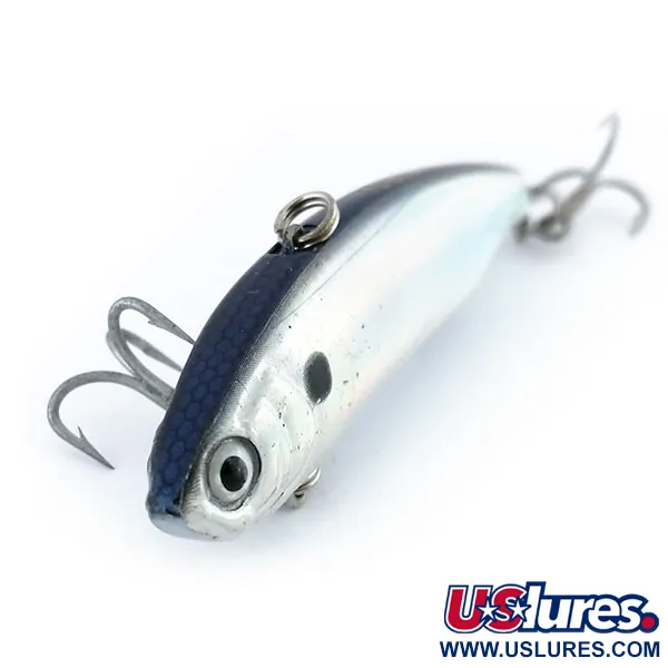 YO-ZURI Crystal VIBE Vibrationsbete, Silver/Blå, 12g, Lipless, #9843