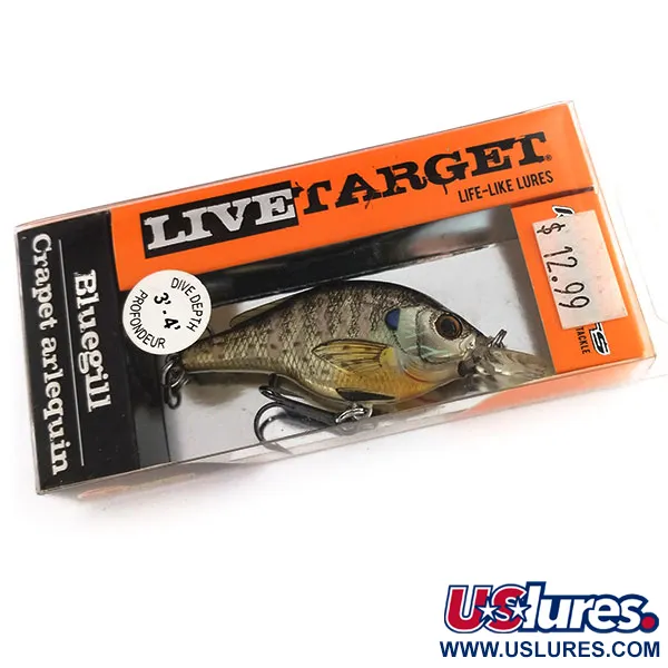 Live Target Koppers BlueGill Wobbler, Crapiet Arlequin, 7g, #9844