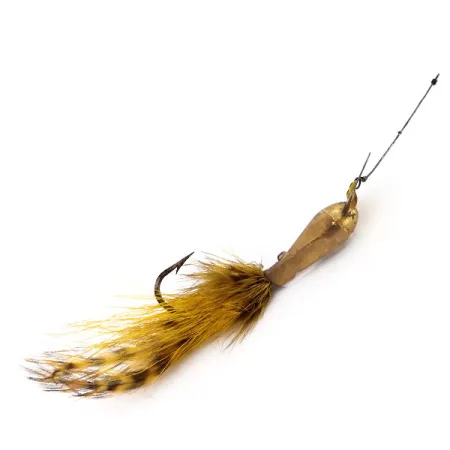 South Bend Dart-Oreno Skeddrag, Mässing, 21g, Fjäderstjärt, #9848