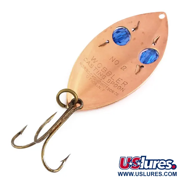 Horrocks-Ibbotson Wobbler Skeddrag, Koppar/Blå, 23g, Glaspärlor, #9866