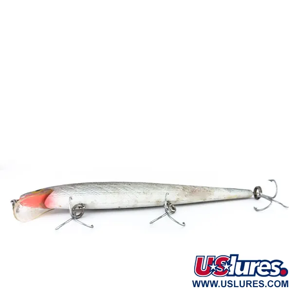 Rebel Floating Minnow F14 Wobbler, Silver, 14g, Flytande, #9908