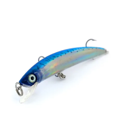 Yo-Zuri Crystal Minnow (F) Wobbler, Blue/Silver, 7.5g, Flytande, #9913